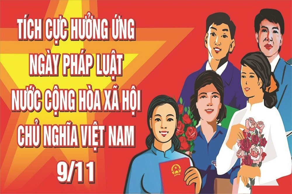 TÍCH CỰC HƯỞNG ỨNG NGÀY PHÁP LUẬT NƯỚC CỘNG HÒA XÃ HỘI CHỦ NGHĨA VIỆT NAM