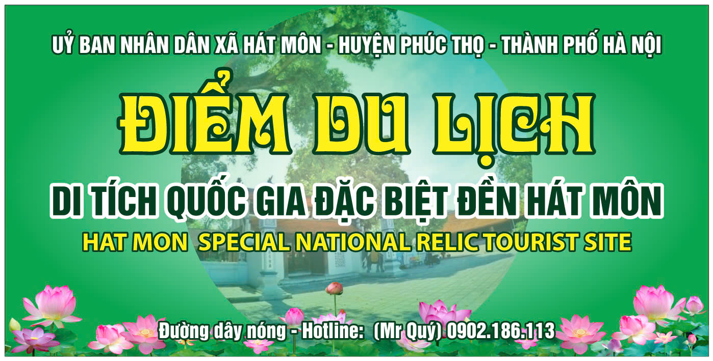 Điểm du lịch di tích quốc gia đặc biệt đền Hát Môn